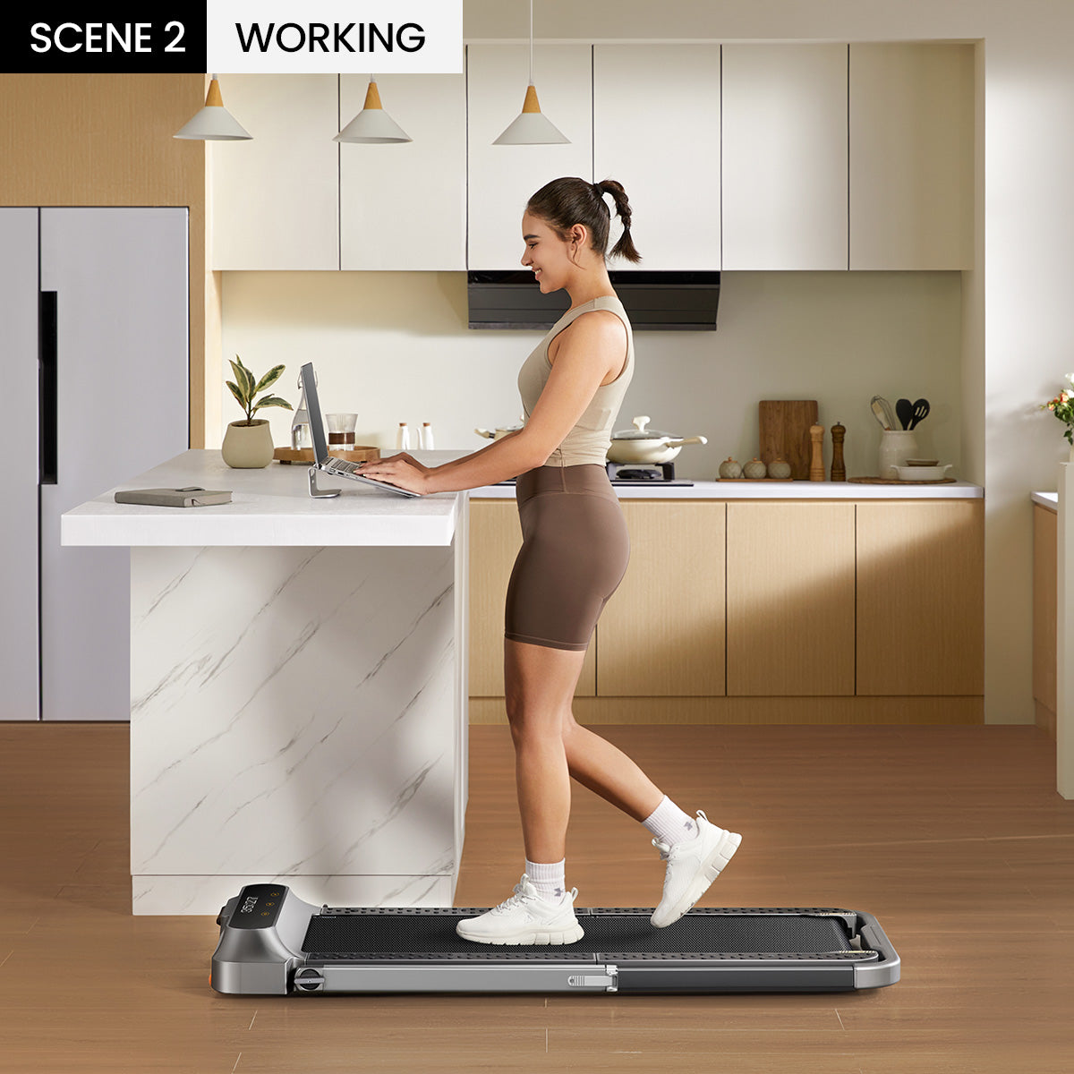 Representation of the Runmatepad  Foldable Treadmill