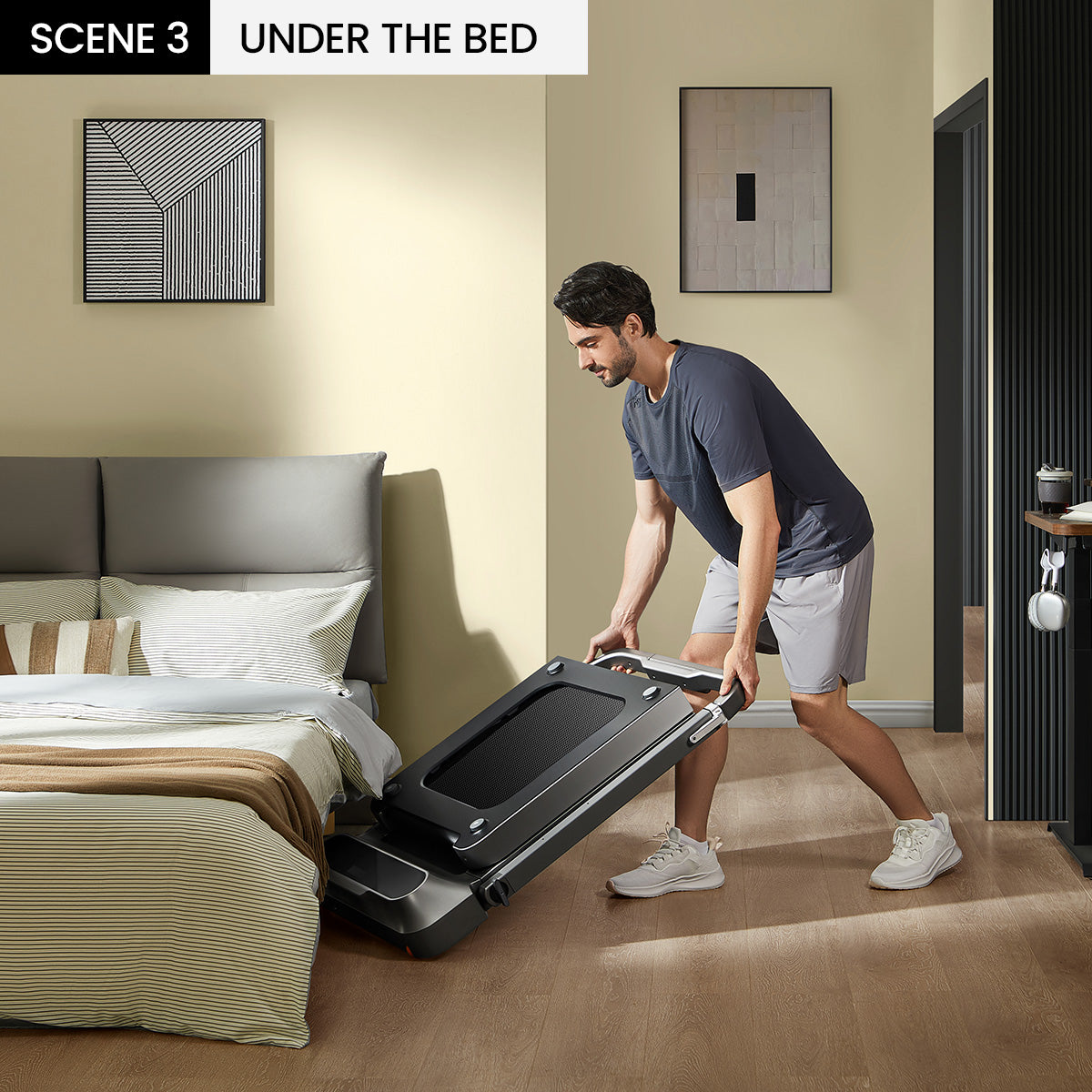 Representation of the Runmatepad  Foldable Treadmill